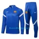 Barcellona Tute Felpe da Allenamento Uomo 1/4-Zip 2022-23 Bianca Blu