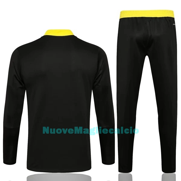 Juventus Tute Felpe da Allenamento Bambino 1/4-Zip 2022-23 Nera