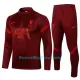 Liverpool Tute Felpe da Allenamento Bambino 1/4-Zip 2022-23 Rossa