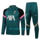 Liverpool Tute Felpe da Allenamento Bambino 1/4-Zip 2022-23 Verde