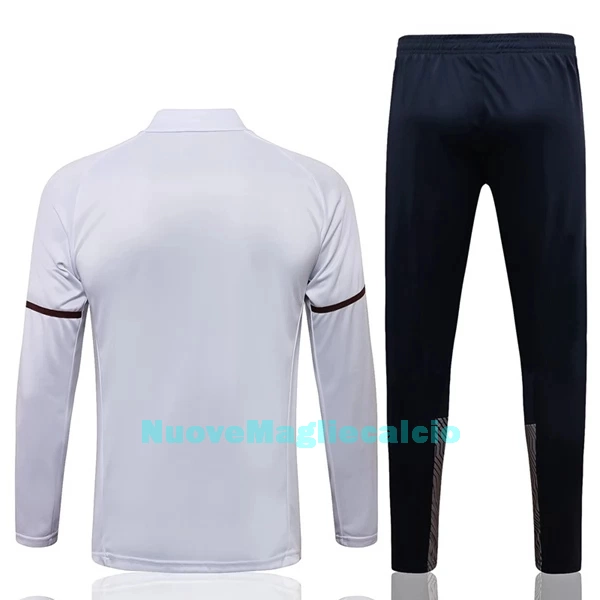 Manchester City Tute Felpe da Allenamento Uomo 1/4-Zip 2022-23 Bianca