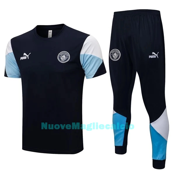 Manchester City Tute in maglia da allenamento Uomo 2022-23 Blu