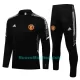 Manchester United Champions League Tute Felpe da Allenamento Bambino 1/4-Zip 2022-23 Bianca Nera