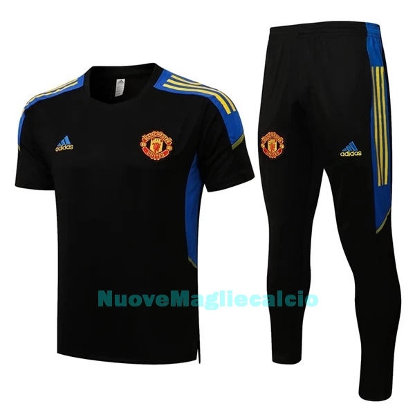 Manchester United Champions League Tute in maglia da allenamento Uomo 2022-23 Giallo Nero