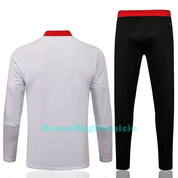 Manchester United Tute Felpe da Allenamento Bambino 1/4-Zip 2022-23 Bianca