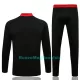 Manchester United Tute Felpe da Allenamento Bambino 1/4-Zip 2022-23 Rossa Nera