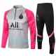 Paris Saint-Germain Tute Felpe da Allenamento Bambino 1/4-Zip 2022-23 Rosa Grigio Chiaro