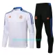 Real Madrid Tute Felpe da Allenamento Uomo 1/4-Zip 2022-23 Bianco Blu