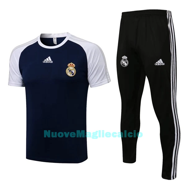 Real Madrid Tute in maglia da allenamento Uomo 2022-23 Bianca Blu