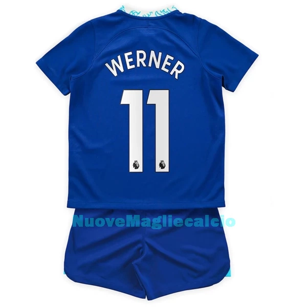 Completo calcio Chelsea Werner 11 Bambino Primo 2022-23