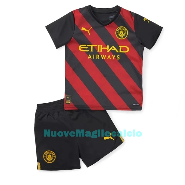 Completo calcio Manchester City Bambino Secondo 2022-23