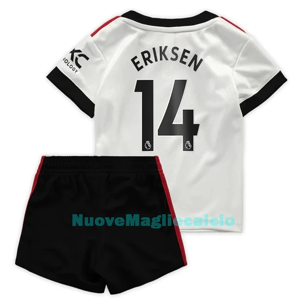 Completo calcio Manchester United Eriksen 14 Bambino Secondo 2022-23