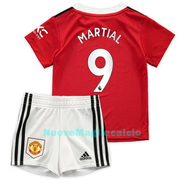 Completo calcio Manchester United Martial 9 Bambino Primo 2022-23