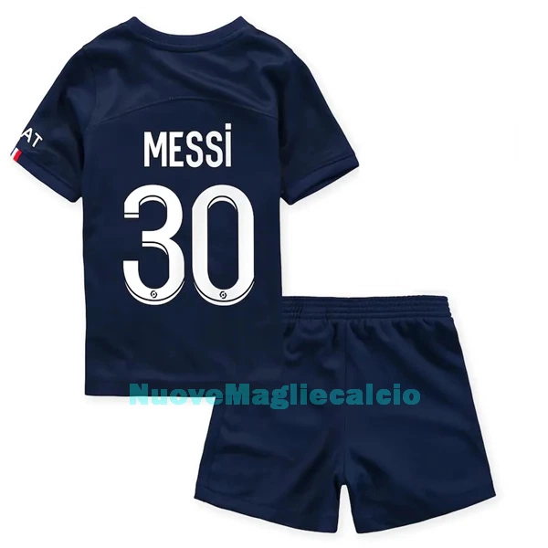 Completo calcio Paris Saint-Germain Messi 30 Bambino Primo 2022-23