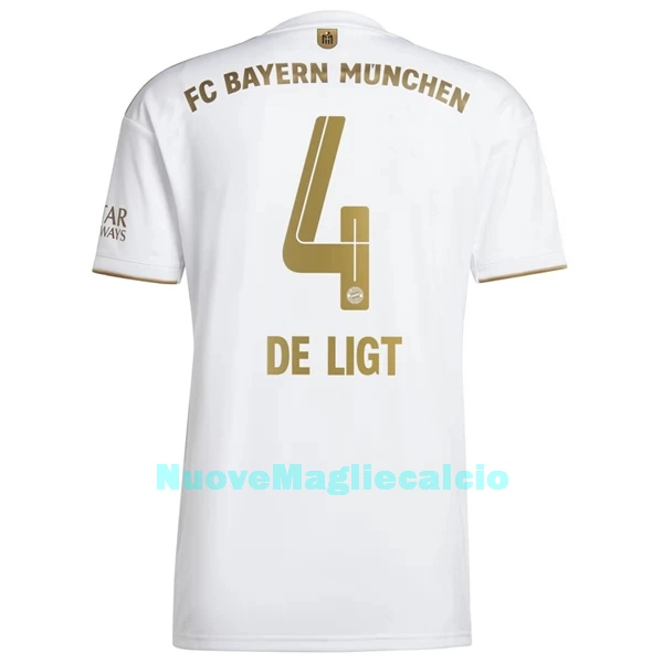 Maglia FC Bayern Monaco De Ligt 4 Uomo Secondo 2022-23