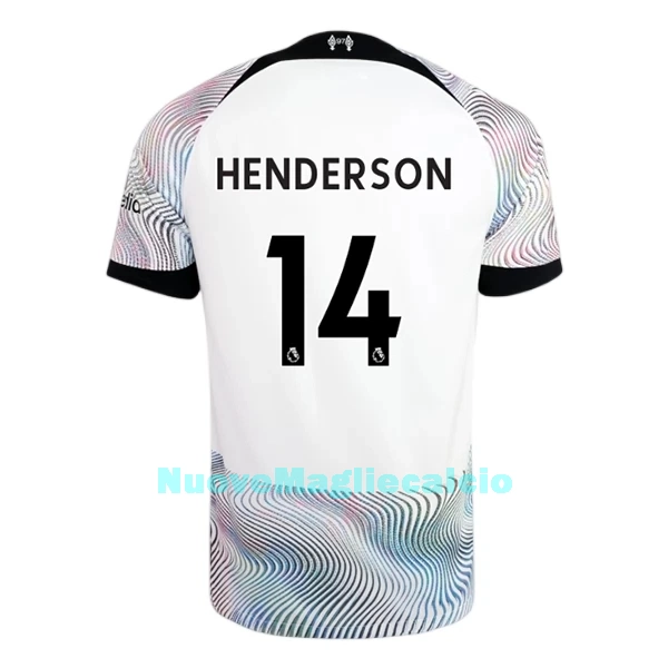 Maglia Liverpool Henderson 14 Uomo Secondo 2022-23