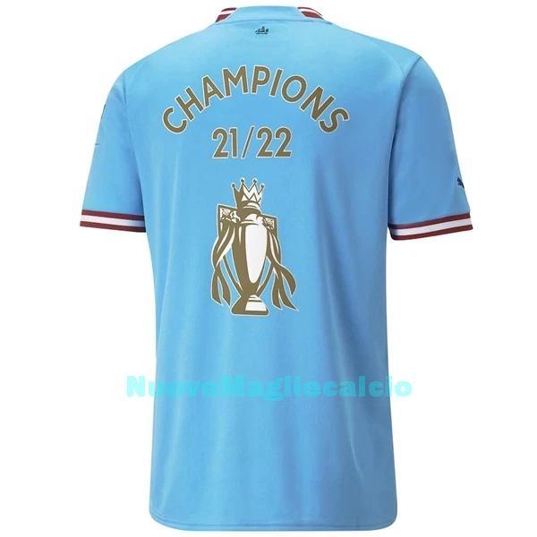 Maglia Manchester City Champions 22 Uomo Primo 2022-23