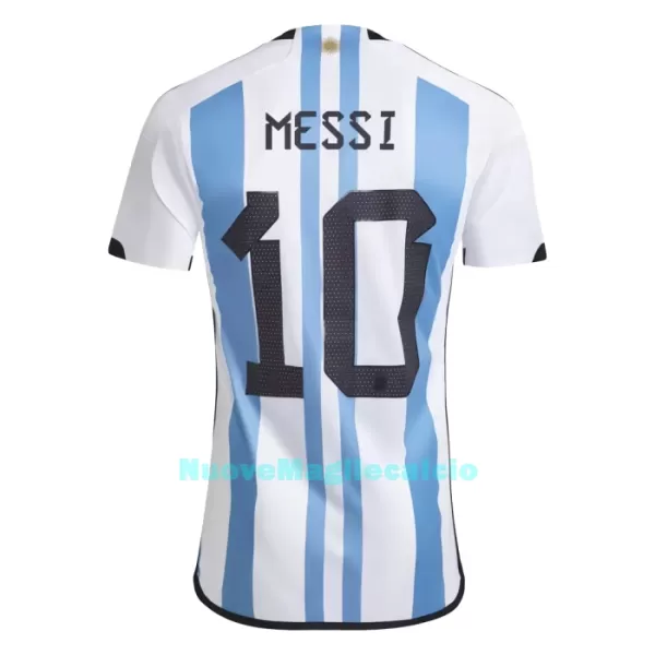 Maglia Argentina Messi 10 Uomo Primo Mondiali 2022