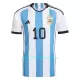 Maglia Argentina Messi 10 Uomo Primo Mondiali 2022