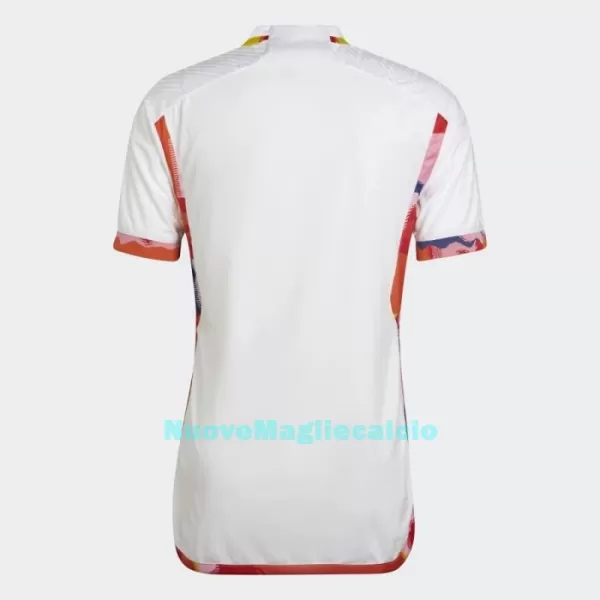 Maglia Belgio Uomo Secondo Mondiali 2022