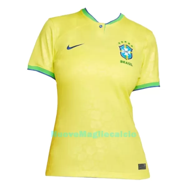 Maglia Brasile Donna Primo Mondiali 2022