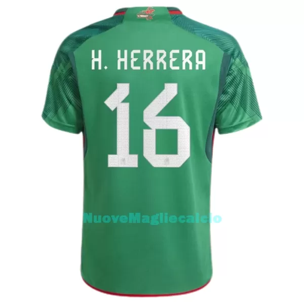 Maglia Messico H.HERRERA 16 Uomo Primo Mondiali 2022