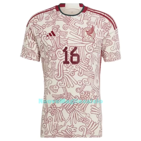 Maglia Messico H.HERRERA 16 Uomo Secondo Mondiali 2022