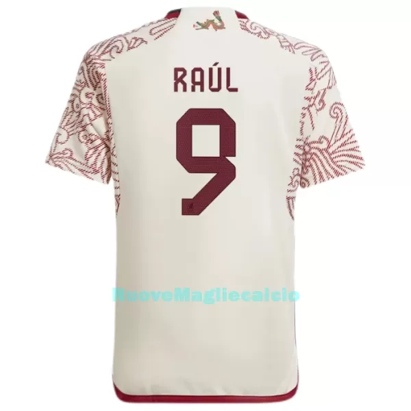 Maglia Messico Raul 9 Uomo Secondo Mondiali 2022