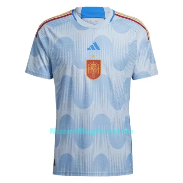 Maglia Spagna Uomo Secondo Mondiali 2022