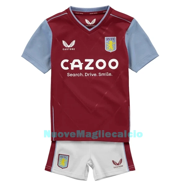 Completo calcio Aston Villa Bambino Primo 2022-23