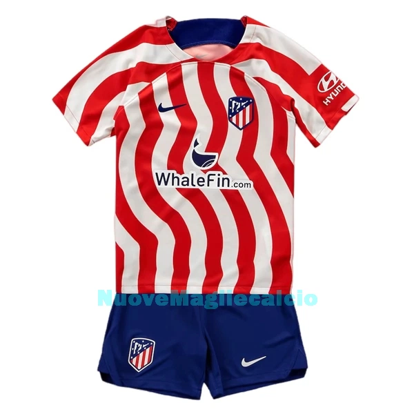 Completo calcio Atlético Madrid Bambino Primo 2022-23