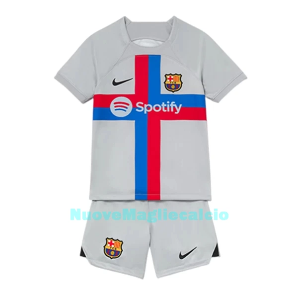 Completo calcio Barcellona Bambino 3rd 2022-23