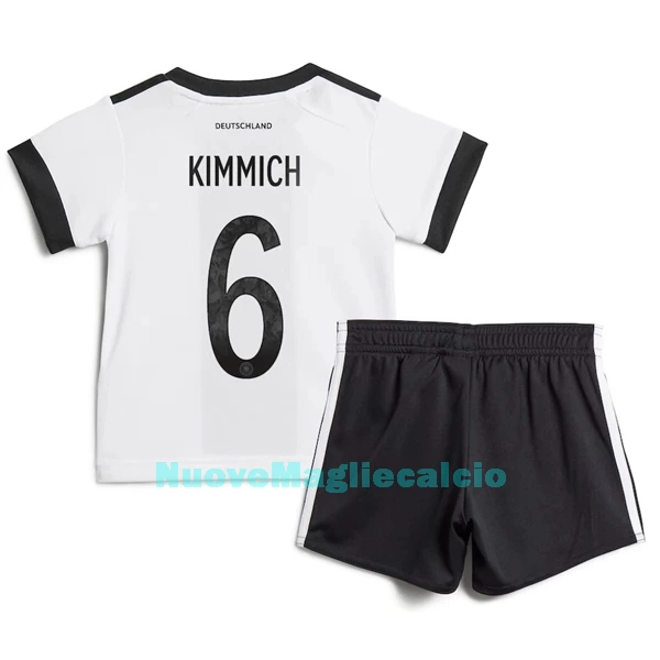 Completo calcio Germania Kimmich 6 Bambino Primo Mondiali 2022