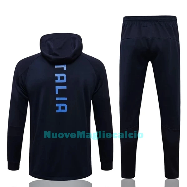 Italia - Hoodie Tute da giacca da allenamento Uomo 2022-23 Blu