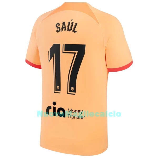 Maglia Atlético Madrid Saul 17 Uomo 3rd 2022-23