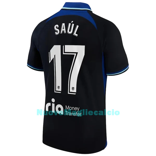 Maglia Atlético Madrid Saul 17 Uomo Secondo 2022-23