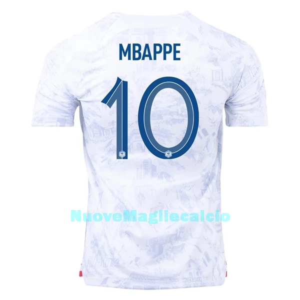 Maglia Francia Mbappé 10 Uomo Secondo Mondiali 2022