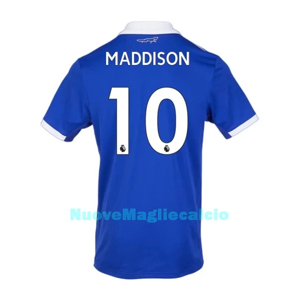 Maglia Leicester City Maddison 10 Uomo Primo 2022-23