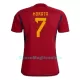 Maglia Spagna Morata 7 Uomo Primo Mondiali 2022