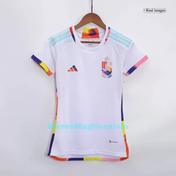 Maglia Belgio Donna Secondo Mondiali 2022