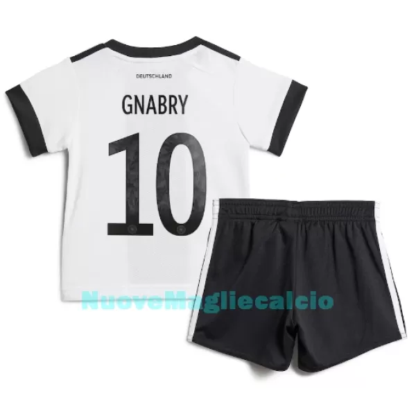 Completo calcio Germania Serge Gnabry 10 Bambino Primo Mondiali 2022