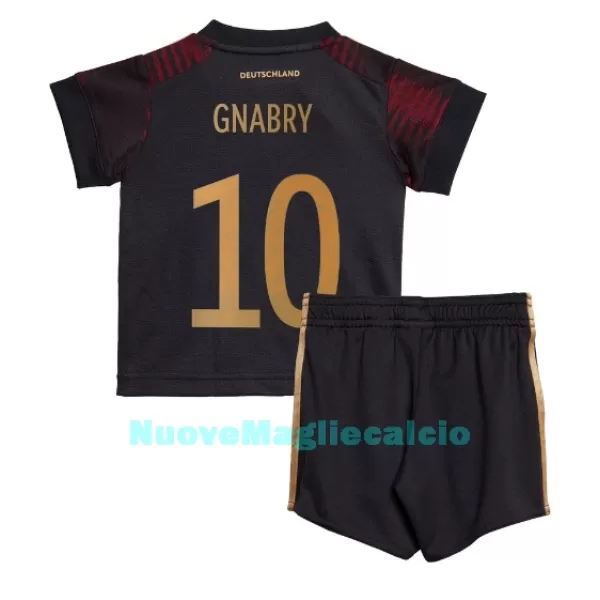 Completo calcio Germania Serge Gnabry 10 Bambino Secondo Mondiali 2022