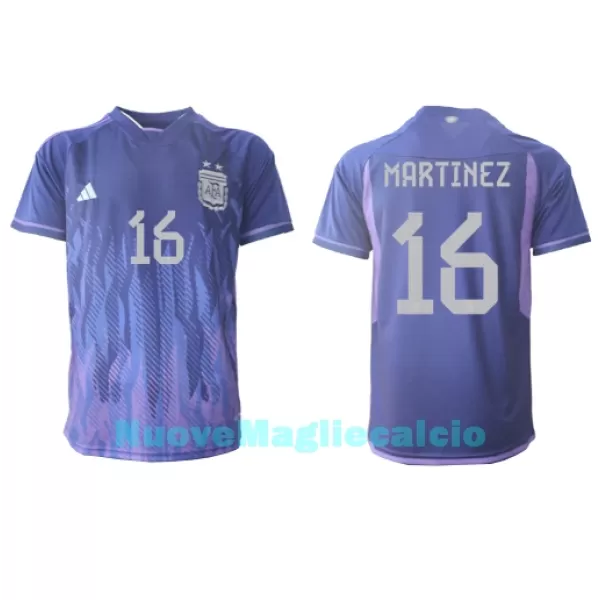 Maglia Argentina Lisandro Martinez 16 Uomo Secondo Mondiali 2022