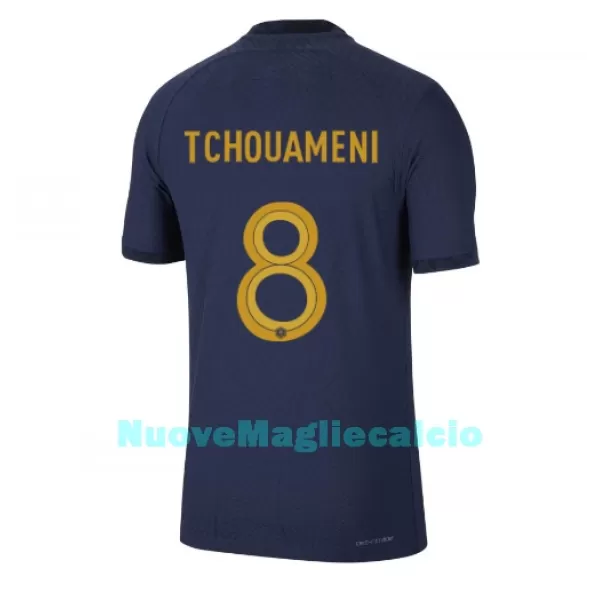 Maglia Francia Aurelien Tchouaméni 8 Uomo Primo Mondiali 2022