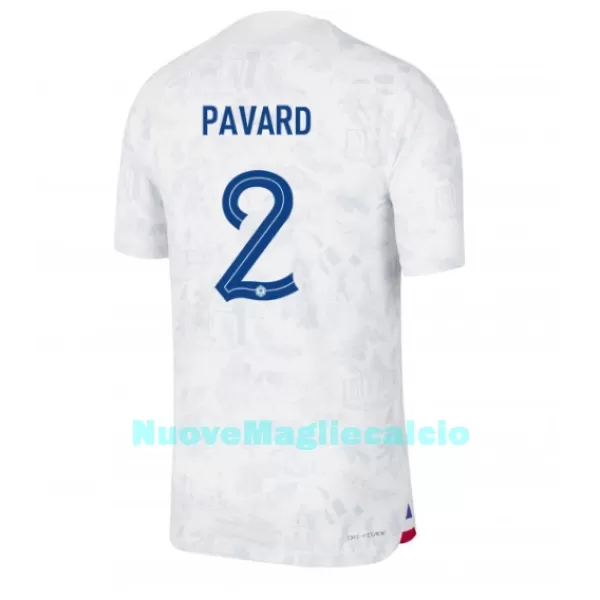 Maglia Francia Benjamin Pavard 2 Uomo Secondo Mondiali 2022