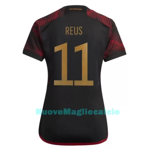 Maglia Germania Marco Reus 11 Donna Secondo Mondiali 2022