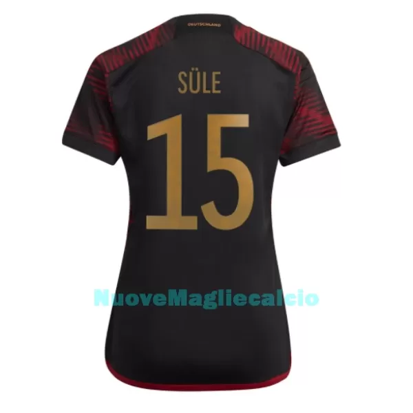 Maglia Germania Niklas Sule 15 Donna Secondo Mondiali 2022