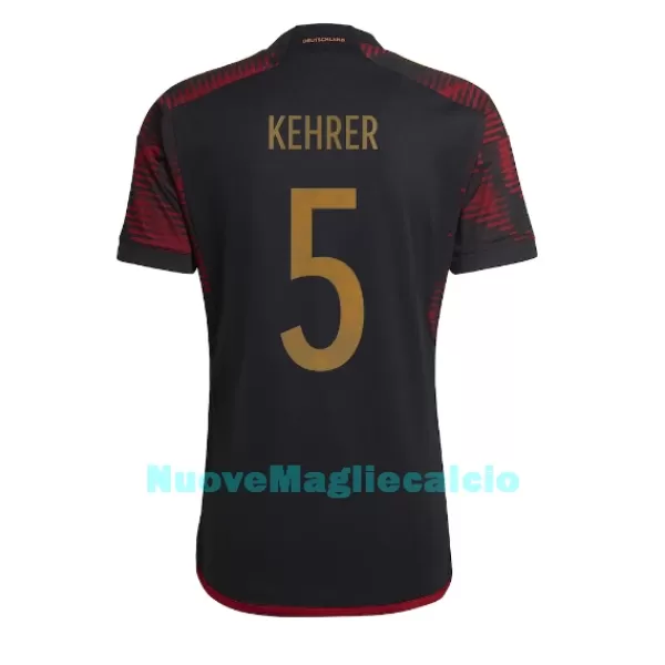 Maglia Germania Thilo Kehrer 5 Uomo Secondo Mondiali 2022