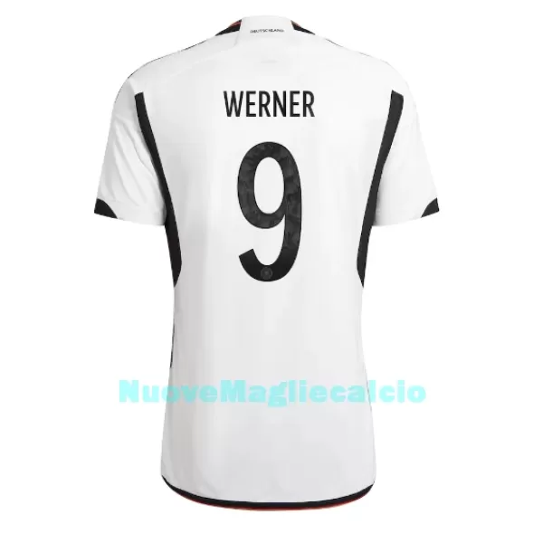 Maglia Germania Timo Werner 9 Uomo Primo Mondiali 2022