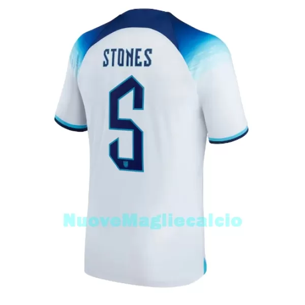 Maglia Inghilterra John Stones 5 Uomo Primo Mondiali 2022